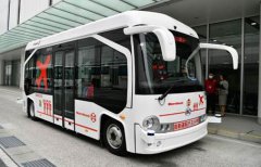 “中国制造”无人驾驶客车首次驶入日本，开启